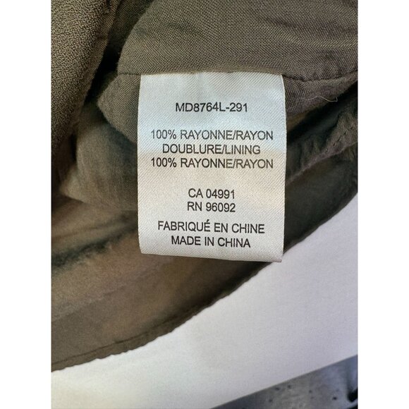 Carolina Belle Womens Embroidered Tunic Dress Size 8 Olive Green - Picture 3 of 11